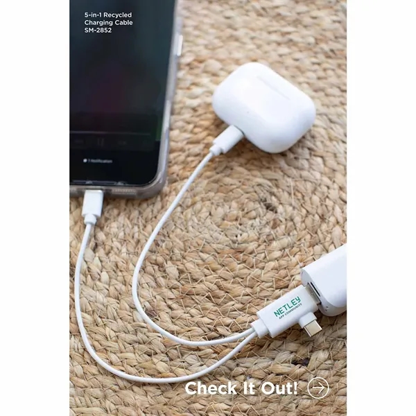 5-in-1 Recycled Charging Cable... from ASI 66887 PCNA / Bullet