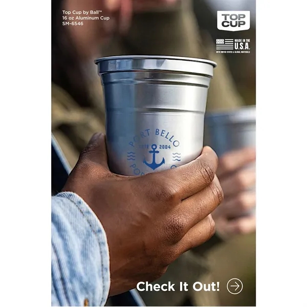 Top Cup Aluminum Cup 16oz.... from ASI 66887 PCNA / Bullet