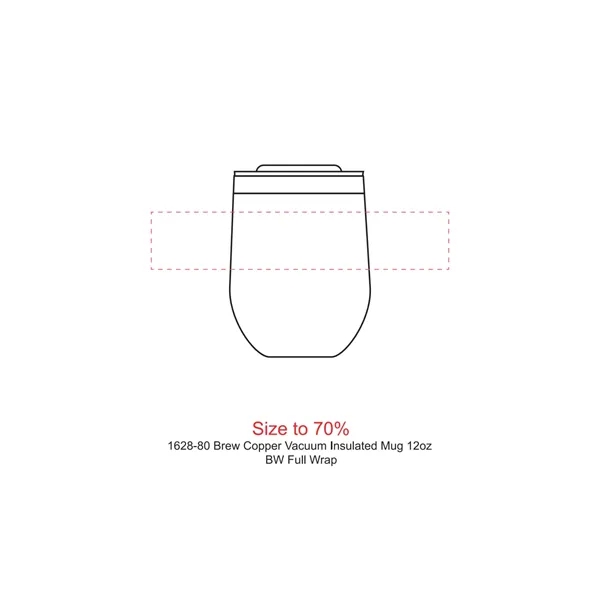 12 oz. double wall stainless steel mug with copper insulation.... from ASI 66887 PCNA / Leeds