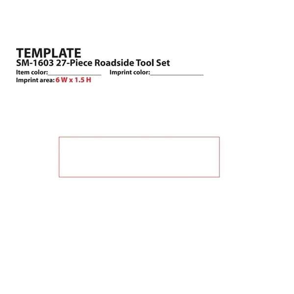 27 piece roadside tool set.... from ASI 66887 PCNA / Bullet
