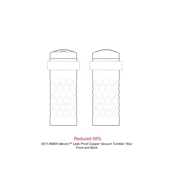 16 oz. double wall copper vacuum insulated stainless steel tumbler with... from ASI 66887 PCNA / Leeds