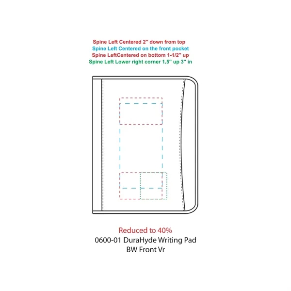 Padfolio with writing pad, interior organizer, gusseted file pocket and clear... from ASI 66887 PCNA / Leeds