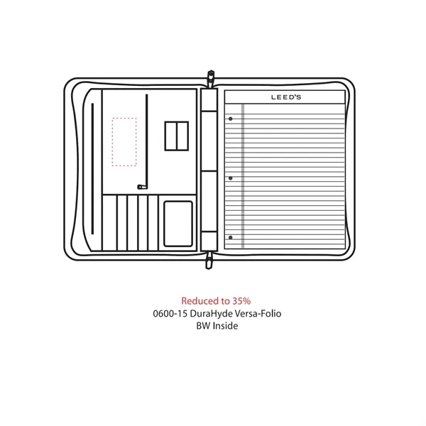 Zippered portfolio with writing pad.... from ASI 66887 PCNA / Leeds