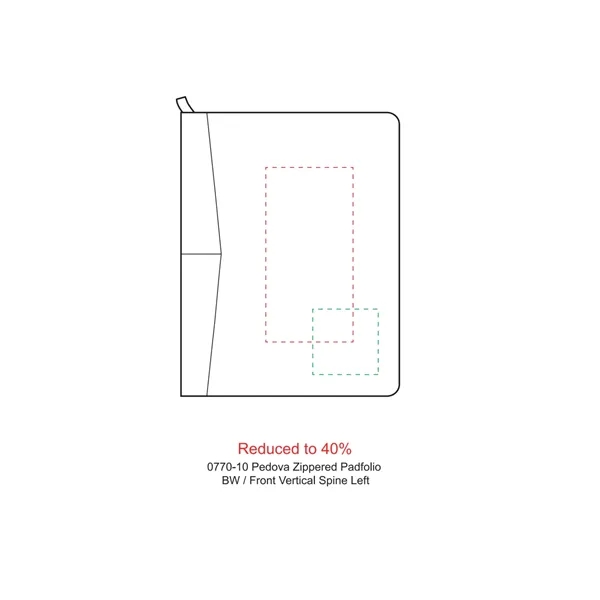 Zippered padfolio with multiple pockets, writing pad, two USB flash drive... from ASI 66887 PCNA / Leeds