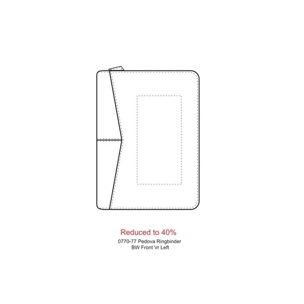 Zippered portfolio with 1" three-ring binder, writing pad, organization panel, business... from ASI 66887 PCNA / Leeds