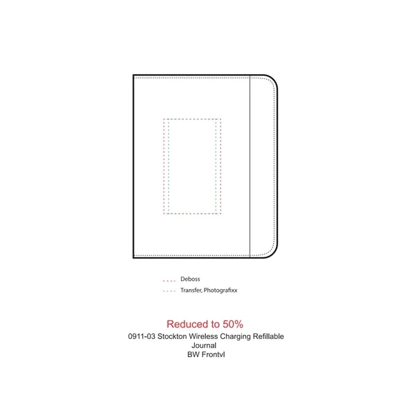 5.5" x 8.5" bound notebook with 64 sheets of cream-colored lined... from ASI 66887 PCNA / Leeds