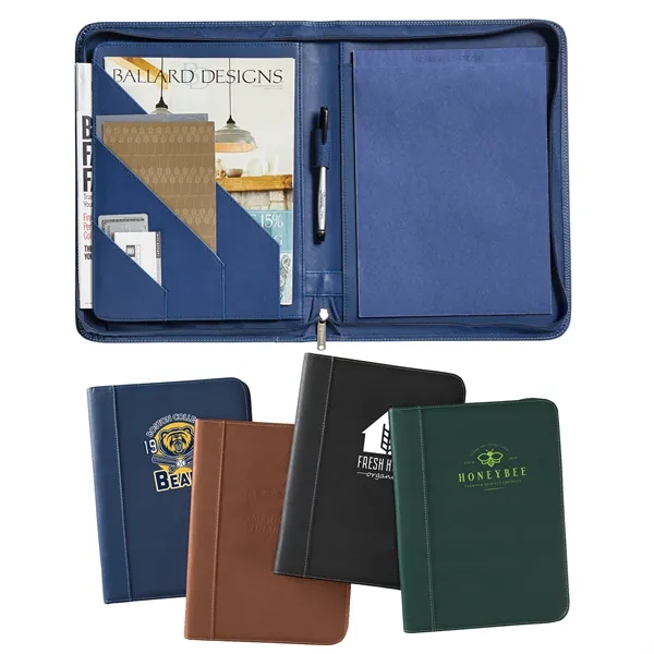 Zippered padfolio with a sleek and sophisticated styling that will have... from ASI 86565 Seville Gear