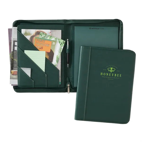Zippered padfolio with a sleek and sophisticated styling that will have... from ASI 86565 Seville Gear