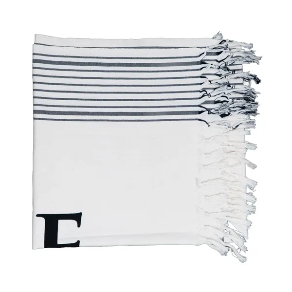 40"x72" 8.5 lb./doz.100% Turkish Cotton peshtemal beach towel with fringes.... from ASI 79750 Pro Towels