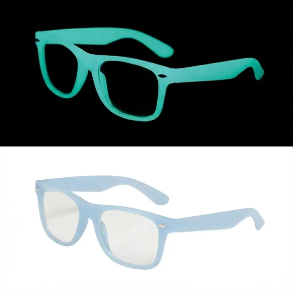 Glow in the dark party shades plus 1 color pad print... from ASI 37218 Athena Promo (tm)
