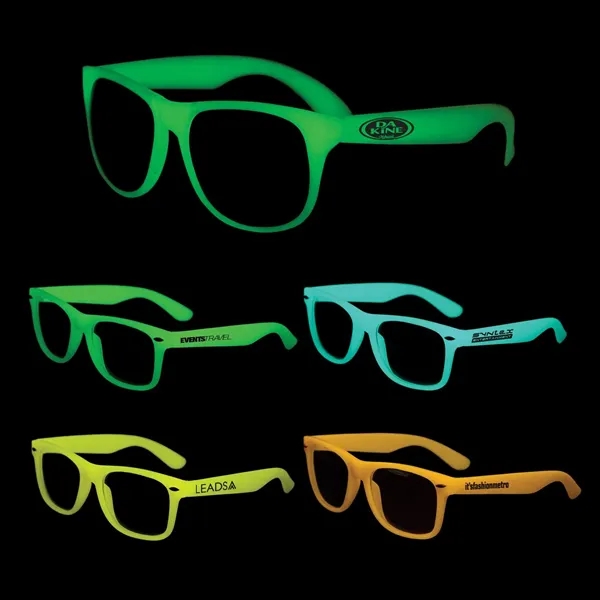 Glow in the dark party shades plus 1 color pad print... from ASI 37218 Athena Promo (tm)