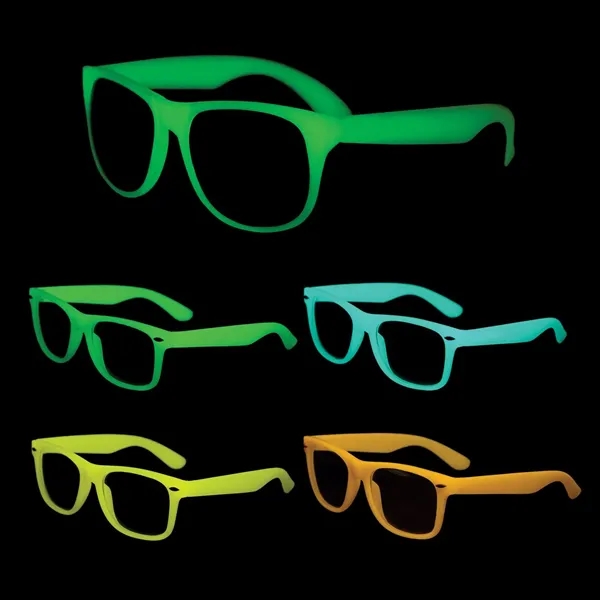 Glow in the dark party shades plus 1 color pad print... from ASI 37218 Athena Promo (tm)