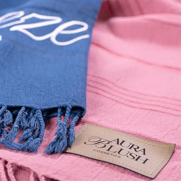 34x67 7.8 lb./doz. 100% Turkish Cotton peshtemal towel with fringes.... from ASI 79750 Pro Towels