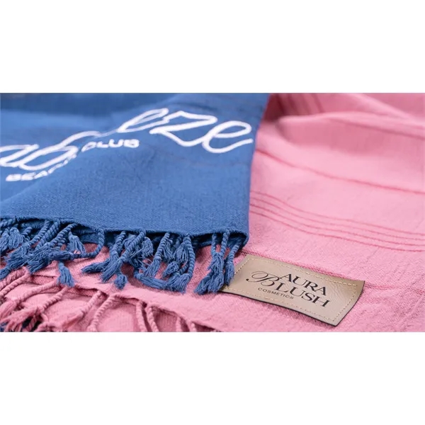 34x67 7.8 lb./doz. 100% Turkish Cotton peshtemal towel with fringes.... from ASI 79750 Pro Towels