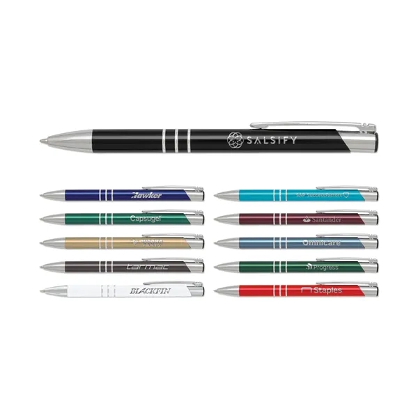 This engraved, fully weighted metal pen features a high shine finish... from ASI 98360 WOWLine