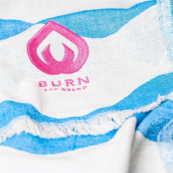 34x72 9.6 lb./doz. 100% Turkish Cotton peshtemal towel with fringes.... from ASI 79750 Pro Towels