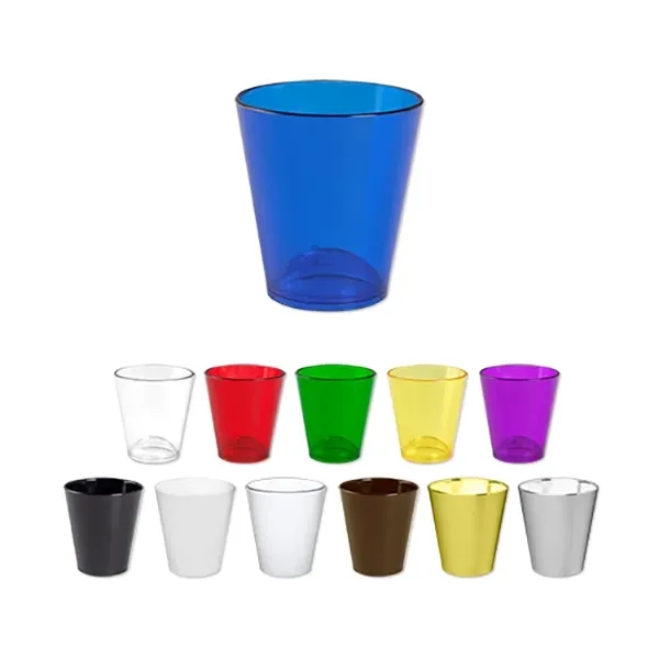 1.5 oz. Plastic Shot Glass in your choice of 13 colors.... from ASI 98360 WOWLine