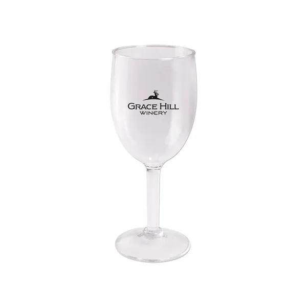 Premium quality round acrylic wine glass with stem. The look a... from ASI 98360 WOWLine