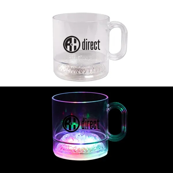 12 oz. clear plastic coffee mug. Base lights up with 3... from ASI 98360 WOWLine