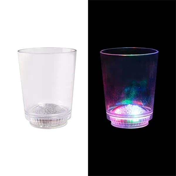 12 oz. Clear Plastic 3-Light Rocks Glass. Base lights up with... from ASI 98360 WOWLine