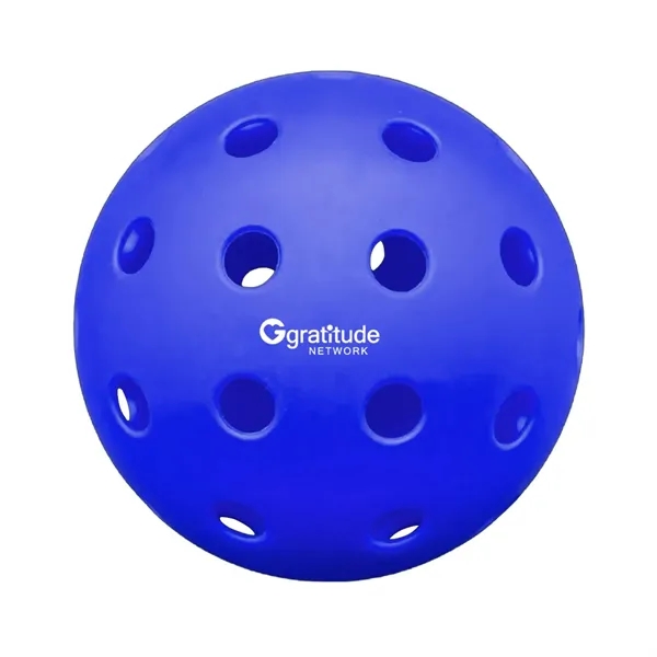 40 hole pickleball designed for outdoor play.... from ASI 63549 Jornik Manufacturing Corp