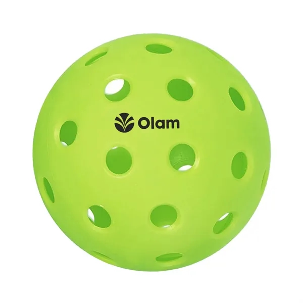 40 hole pickleball designed for outdoor play.... from ASI 63549 Jornik Manufacturing Corp