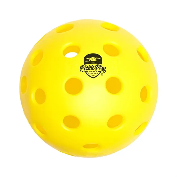 40 hole pickleball designed for outdoor play.... from ASI 63549 Jornik Manufacturing Corp