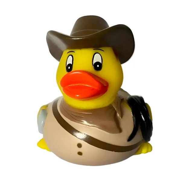 Rubber "Mr. Jones" Explorer Ducks are the perfect promotional item for... from ASI 31977 Adline Industries Inc