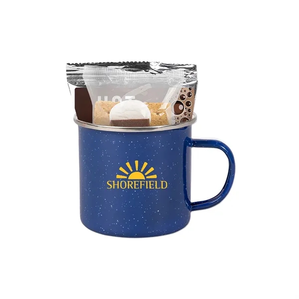16 oz enamel camping mug with hot cocoa pack and a... from ASI 98360 WOWLine
