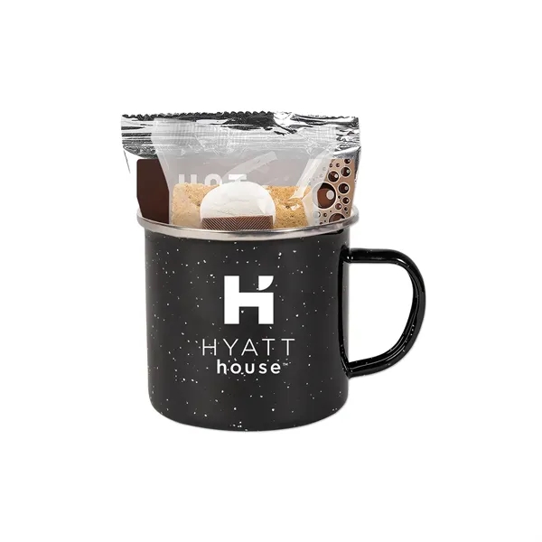 16 oz enamel camping mug with hot cocoa pack and a... from ASI 98360 WOWLine
