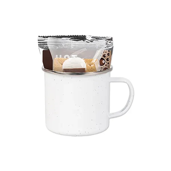 16 oz enamel camping mug with hot cocoa pack and a... from ASI 98360 WOWLine