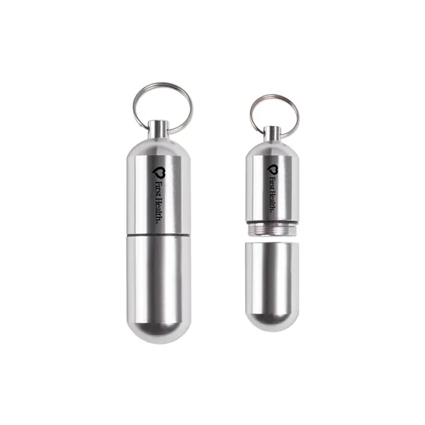 Our Aluminum Pill Holder Keychain is a smart, everyday companion for... from ASI 98360 WOWLine