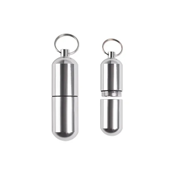 Our Aluminum Pill Holder Keychain is a smart, everyday companion for... from ASI 98360 WOWLine