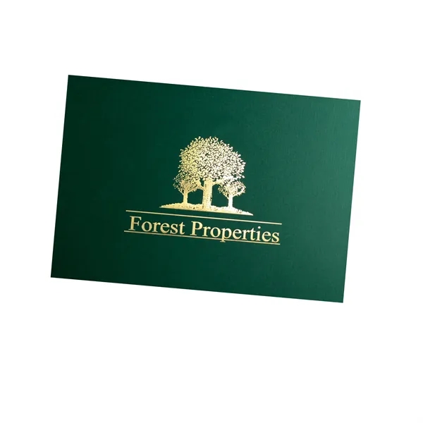 Foil Stamped 10" X 15" portfolio with closure notch... from ASI 32050 Admore / Admore®