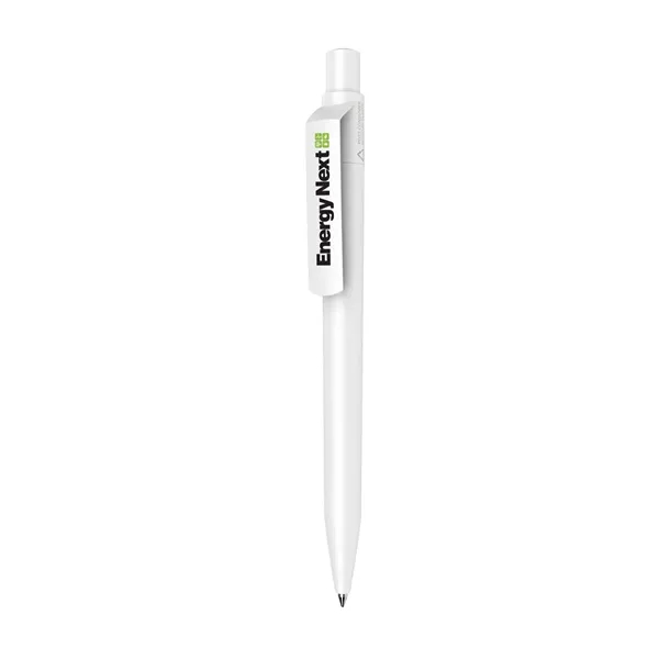 Retractable ballpoint pen with return spring, wide clip and blue ink.... from ASI 68507 The Magnet Group / Castelli