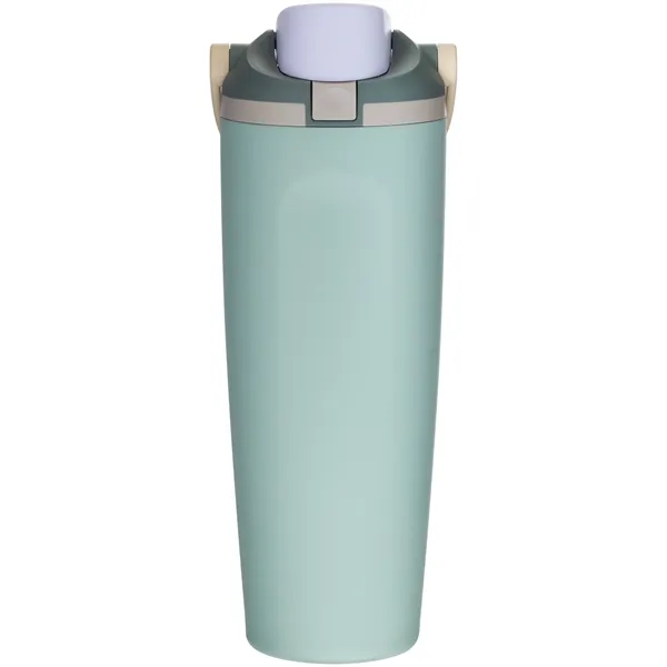 30 oz insulated stainless steel bottle with FreeSip straw lid, push-button... from ASI 51197 ETS Express, LLC