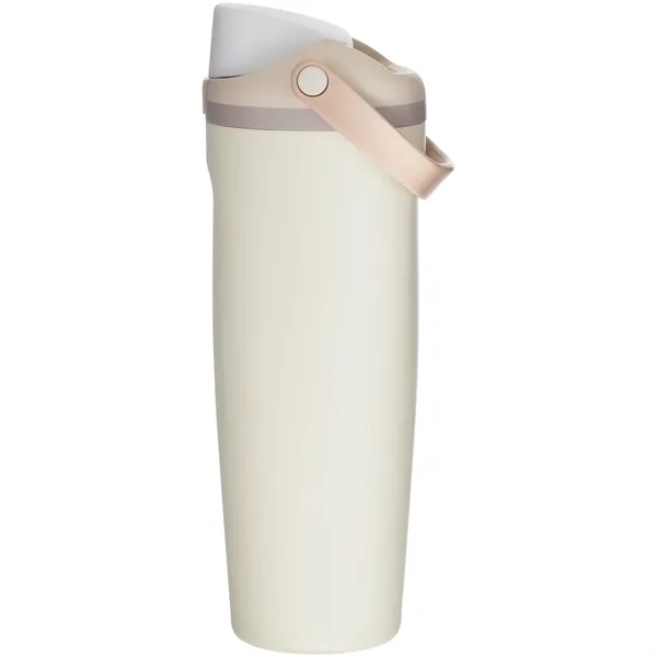 30 oz insulated stainless steel bottle with FreeSip straw lid, push-button... from ASI 51197 ETS Express, LLC