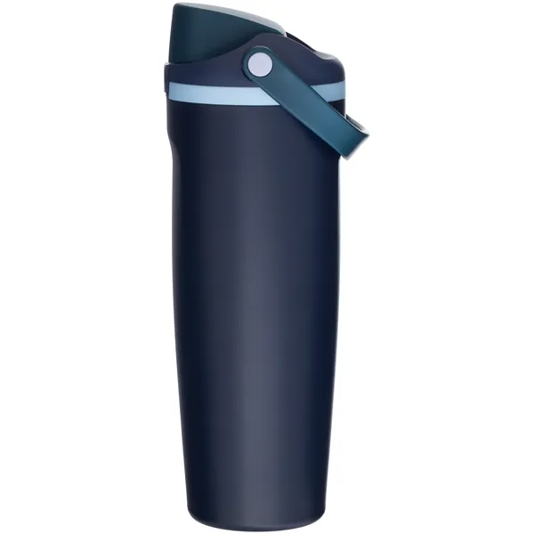 30 oz insulated stainless steel bottle with FreeSip straw lid, push-button... from ASI 51197 ETS Express, LLC
