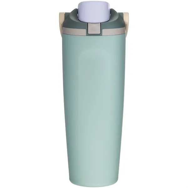 30 oz insulated stainless steel bottle with FreeSip straw lid, push-button... from ASI 51197 ETS Express, LLC