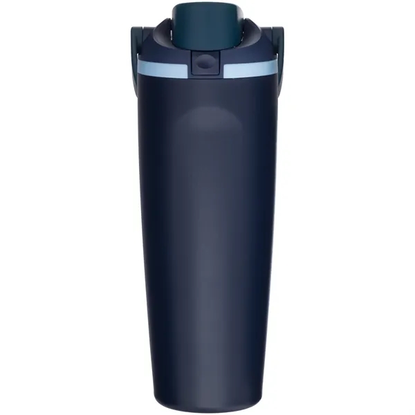 30 oz insulated stainless steel bottle with FreeSip straw lid, push-button... from ASI 51197 ETS Express, LLC