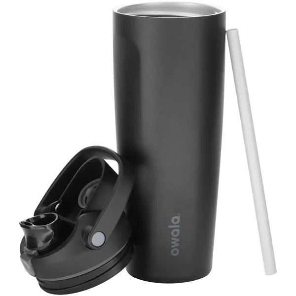 30 oz insulated stainless steel bottle with FreeSip straw lid, push-button... from ASI 51197 ETS Express, LLC