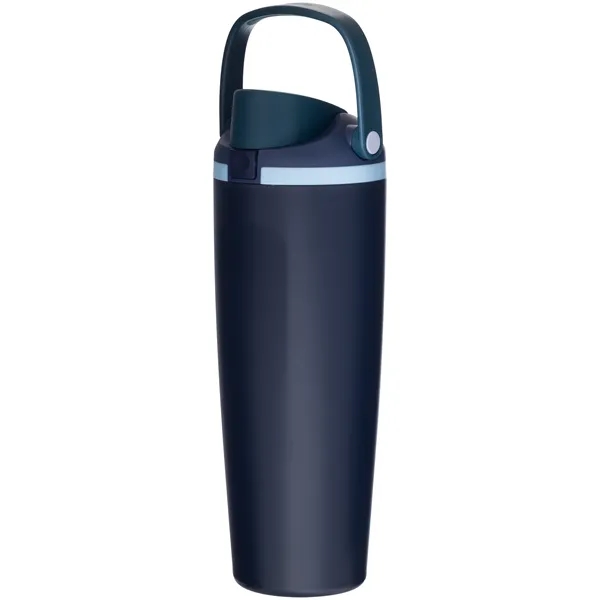 30 oz insulated stainless steel bottle with FreeSip straw lid, push-button... from ASI 51197 ETS Express, LLC