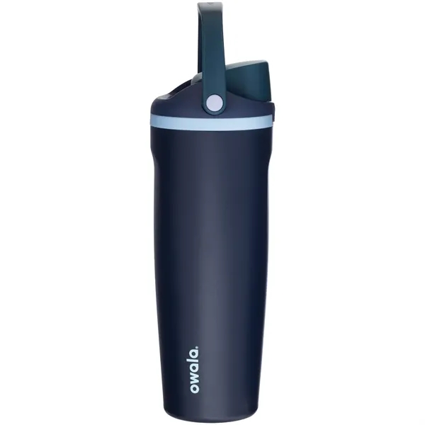 30 oz insulated stainless steel bottle with FreeSip straw lid, push-button... from ASI 51197 ETS Express, LLC