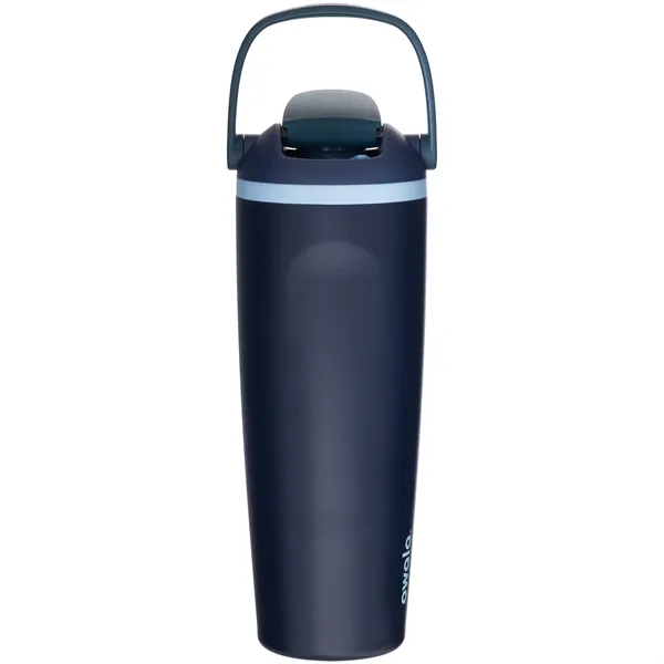30 oz insulated stainless steel bottle with FreeSip straw lid, push-button... from ASI 51197 ETS Express, LLC