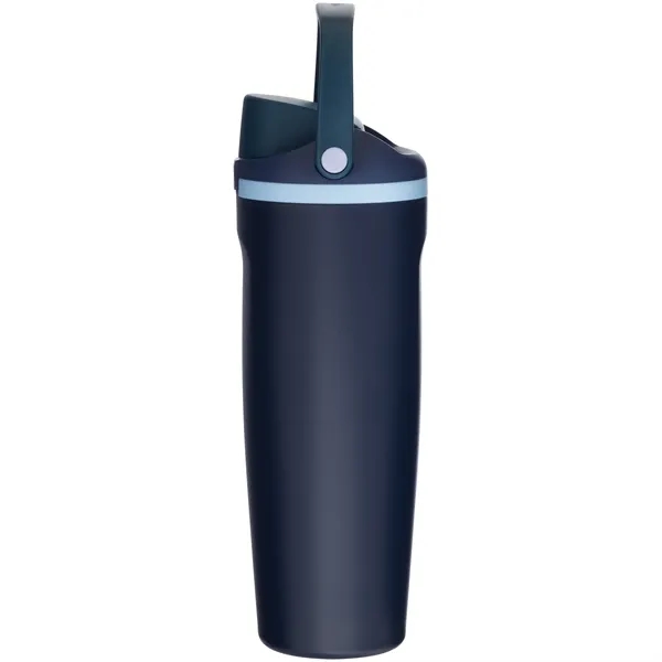 30 oz insulated stainless steel bottle with FreeSip straw lid, push-button... from ASI 51197 ETS Express, LLC