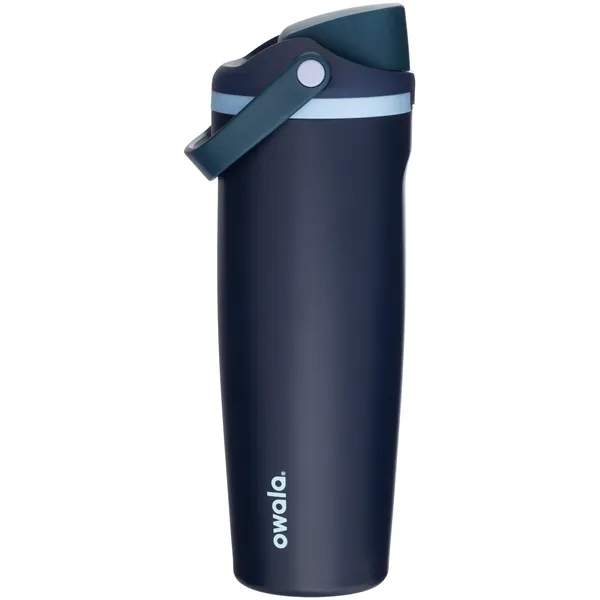 30 oz insulated stainless steel bottle with FreeSip straw lid, push-button... from ASI 51197 ETS Express, LLC