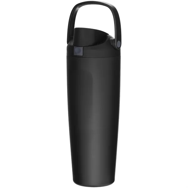 30 oz insulated stainless steel bottle with FreeSip straw lid, push-button... from ASI 51197 ETS Express, LLC