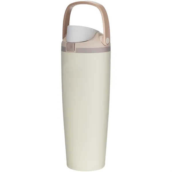 30 oz insulated stainless steel bottle with FreeSip straw lid, push-button... from ASI 51197 ETS Express, LLC