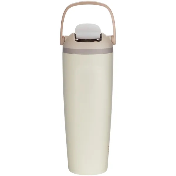30 oz insulated stainless steel bottle with FreeSip straw lid, push-button... from ASI 51197 ETS Express, LLC