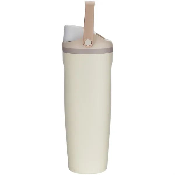 30 oz insulated stainless steel bottle with FreeSip straw lid, push-button... from ASI 51197 ETS Express, LLC
